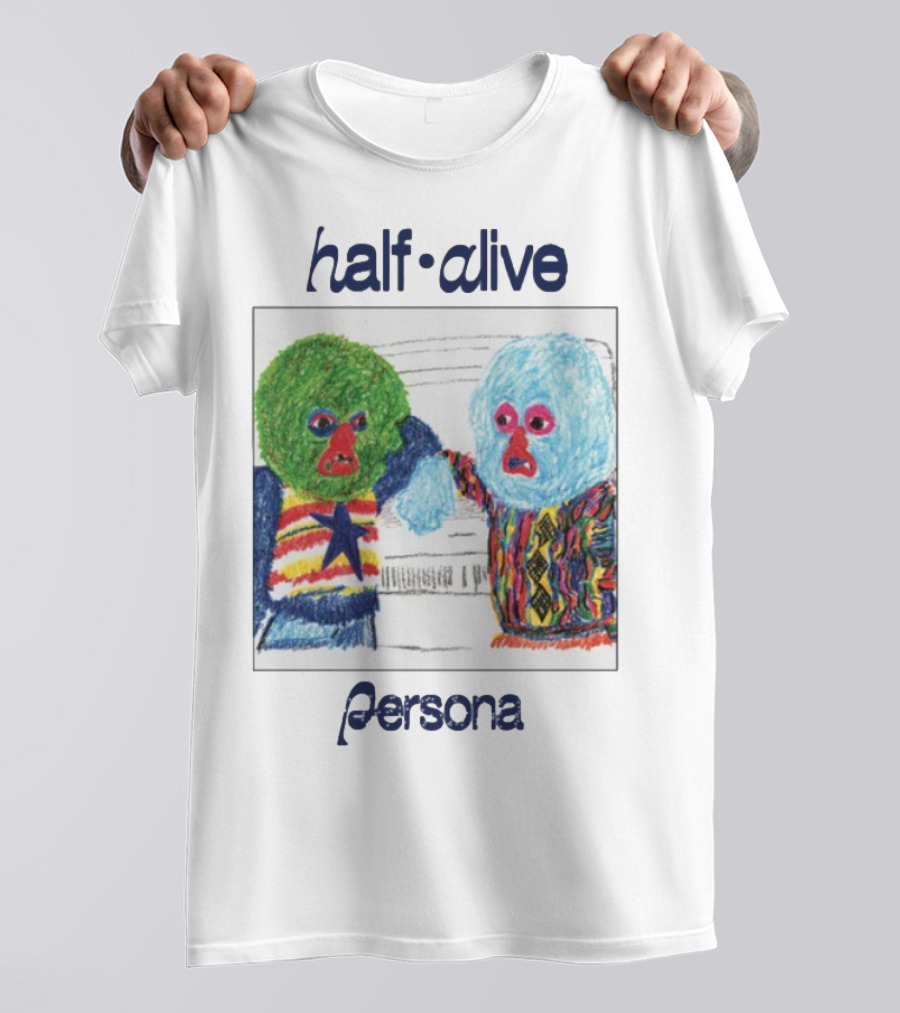 Half Alive Persona Crayon Art Duo T-Shirt