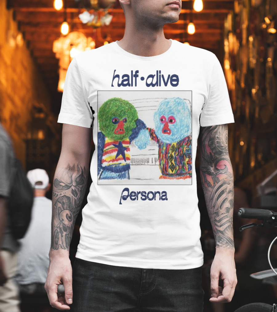 Half Alive Persona Crayon Art Duo T-Shirt