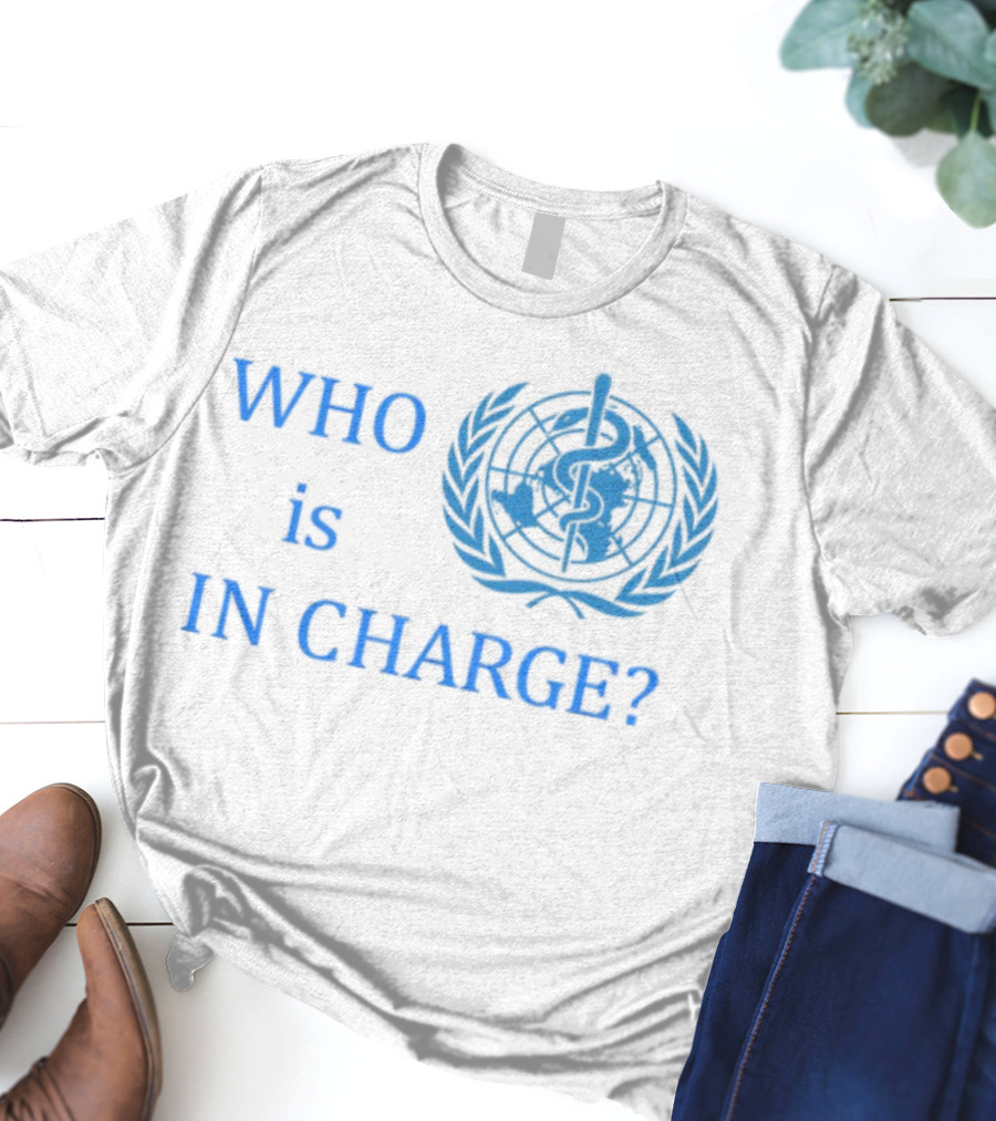 Liz Churchill WHO Is In Charge Wording With Emblem T-Shirt