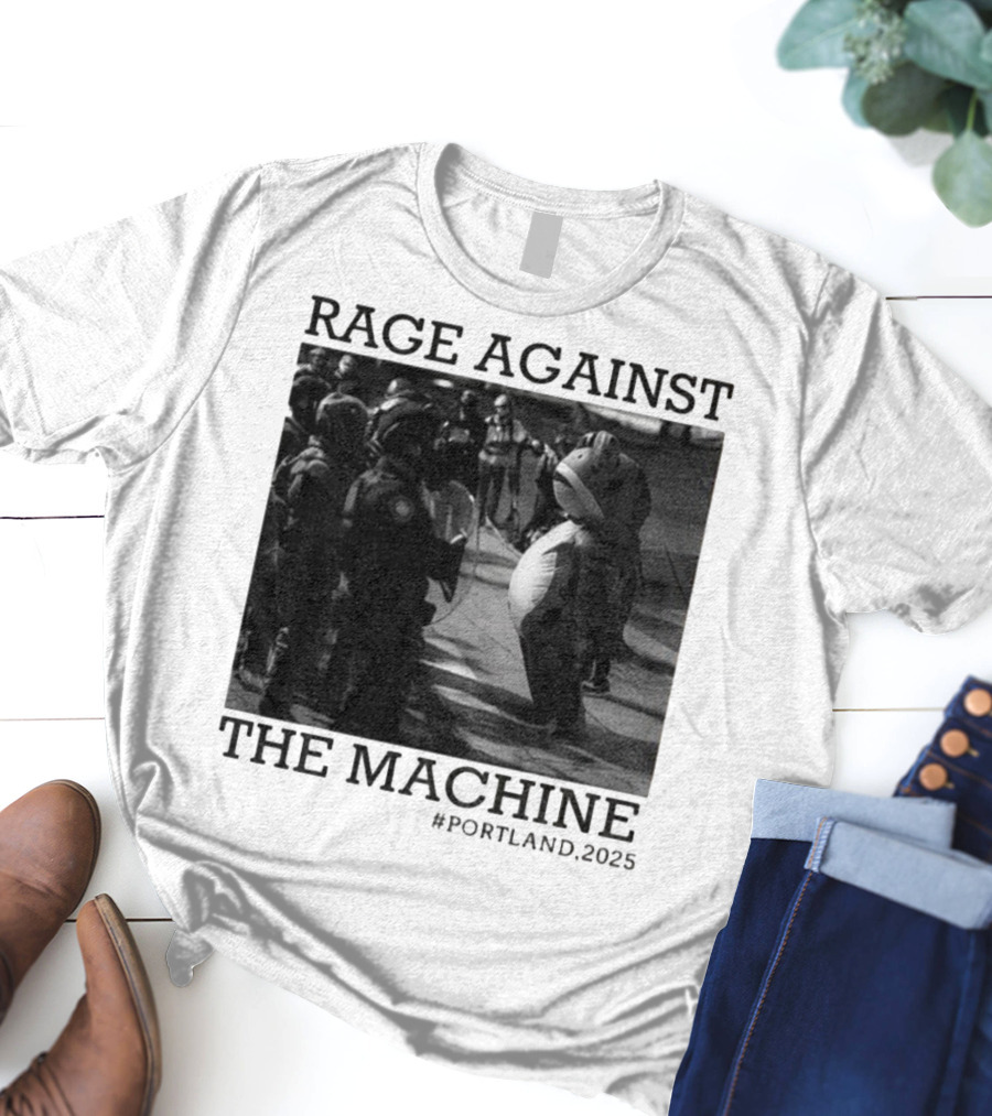 Rage Against The Machine Portland Frog Protest 2025 T-Shirt