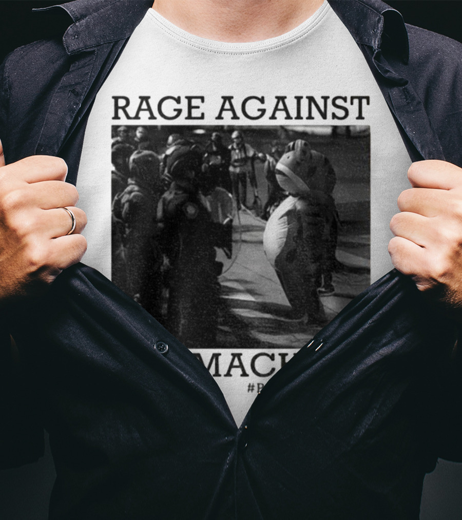 Rage Against The Machine Portland Frog Protest 2025 T-Shirt