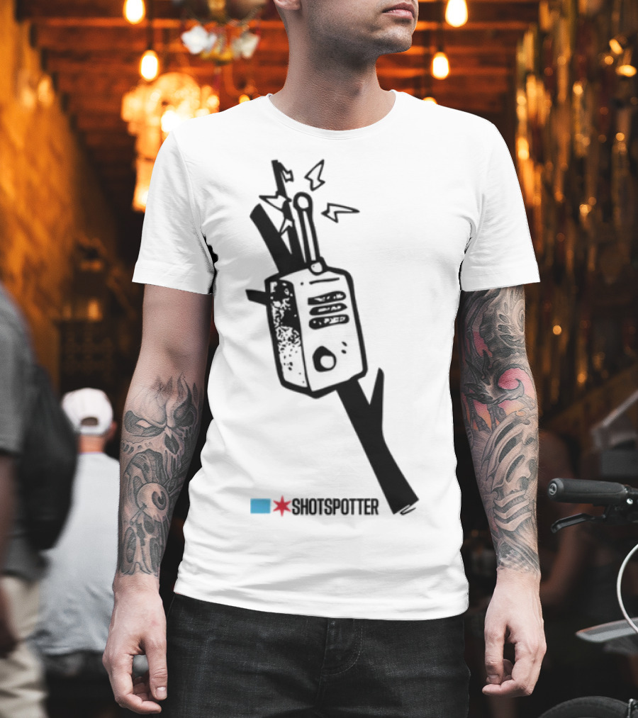 Raymondalopez Walkie-Talkie Shotspotter Image T-Shirt