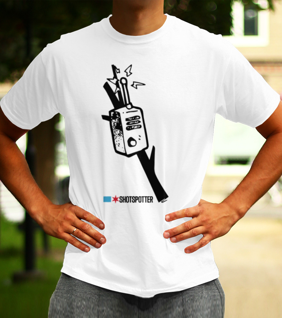 Raymondalopez Walkie-Talkie Shotspotter Image T-Shirt