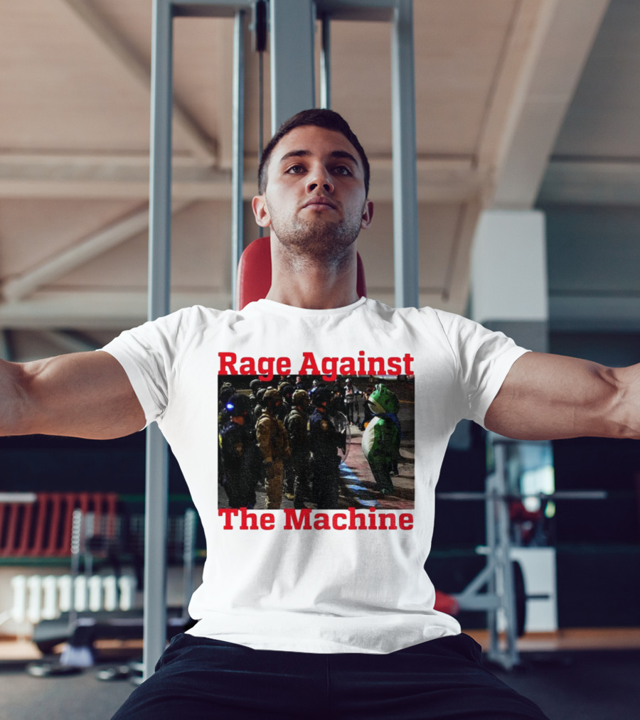 Rage Against The Machine Portland Frog Protest T-Shirt