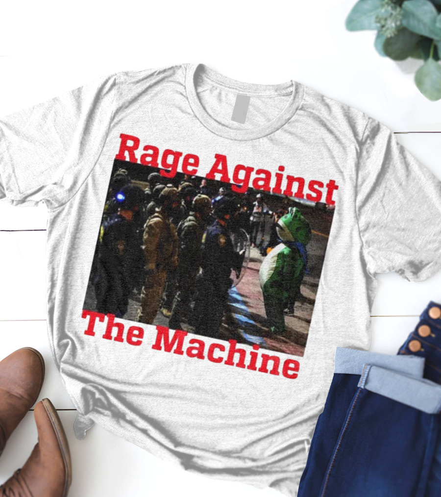 Rage Against The Machine Portland Frog Protest T-Shirt