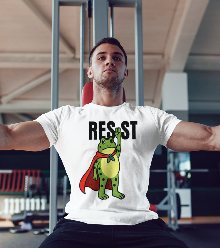 Resist Portland Frog Rage Against Machine Iconic Symbol T-Shirt