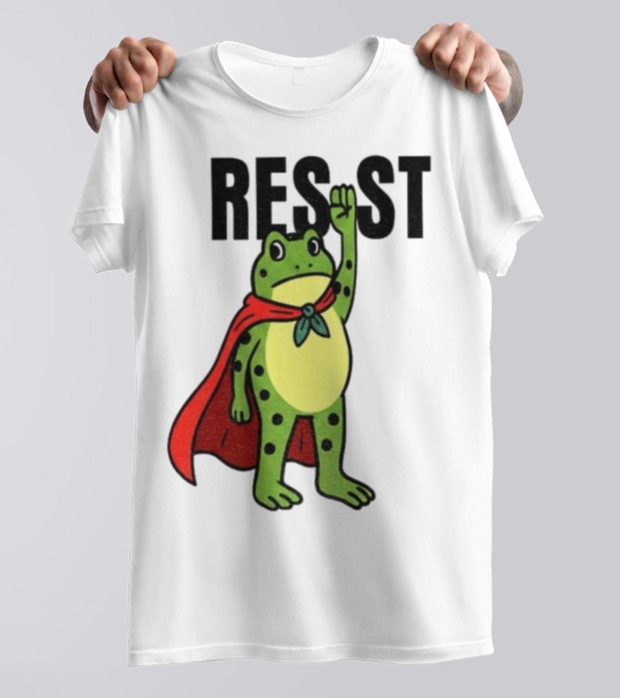Resist Portland Frog Rage Against Machine Iconic Symbol T-Shirt