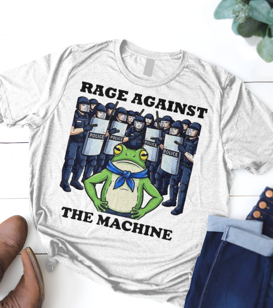 Rage Against The Machine Frog Police Standoff T-Shirt