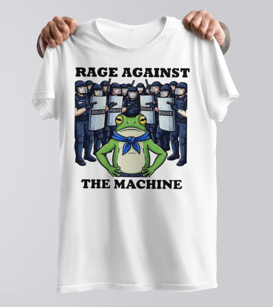 Rage Against The Machine Frog Police Standoff T-Shirt