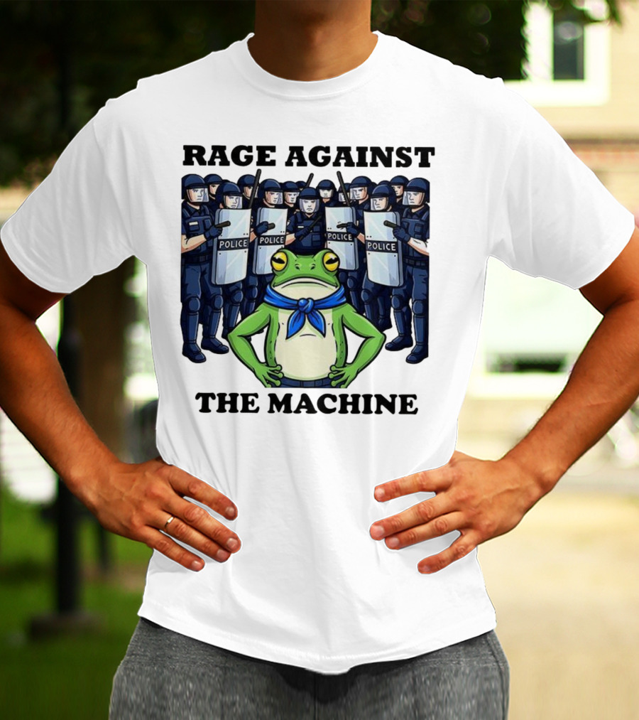 Rage Against The Machine Frog Police Standoff T-Shirt