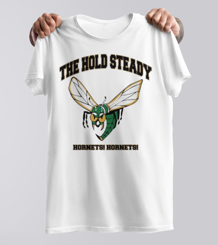 The Hold Steady Hornets Hornets Logo Buzzing Insect Art T-Shirt