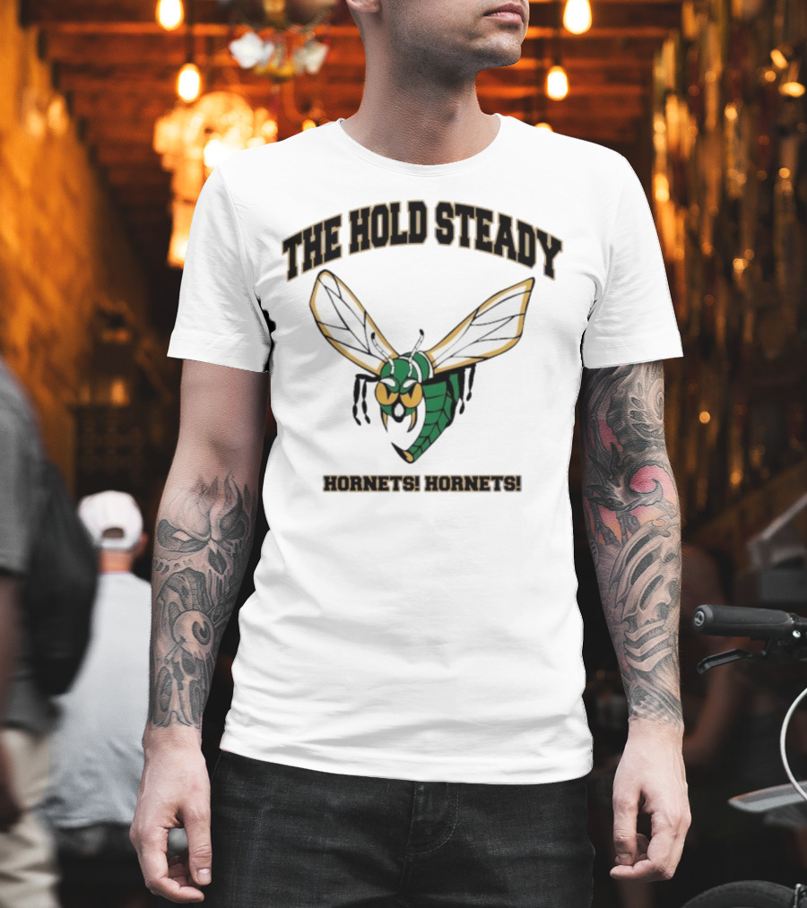 The Hold Steady Hornets Hornets Logo Buzzing Insect Art T-Shirt
