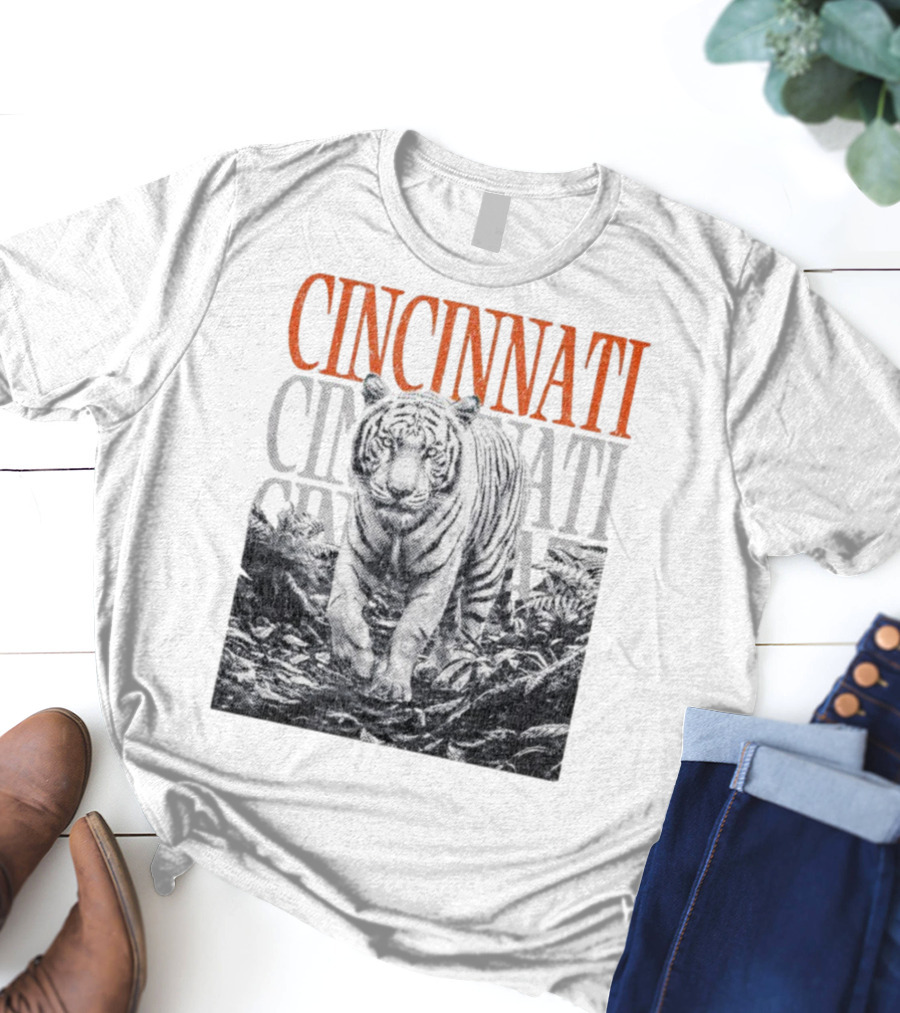 Cincinnati Bengals Tiger Fan Team Spirit T-Shirt