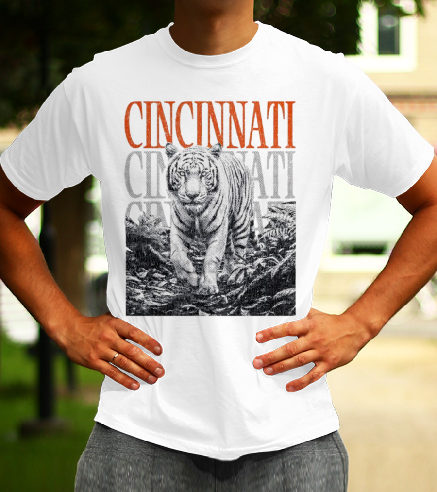 Cincinnati Bengals Tiger Fan Team Spirit T-Shirt