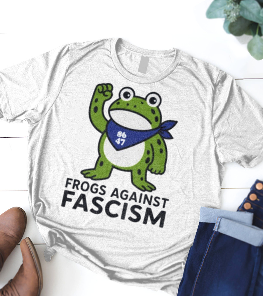 Frogs Against Fascism 86 47 Peaceful Protest Image T-Shirt