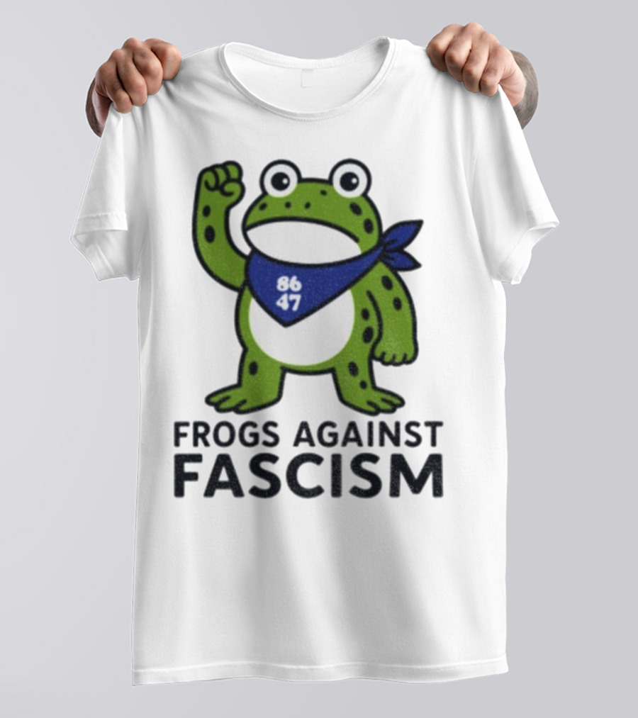 Frogs Against Fascism 86 47 Peaceful Protest Image T-Shirt