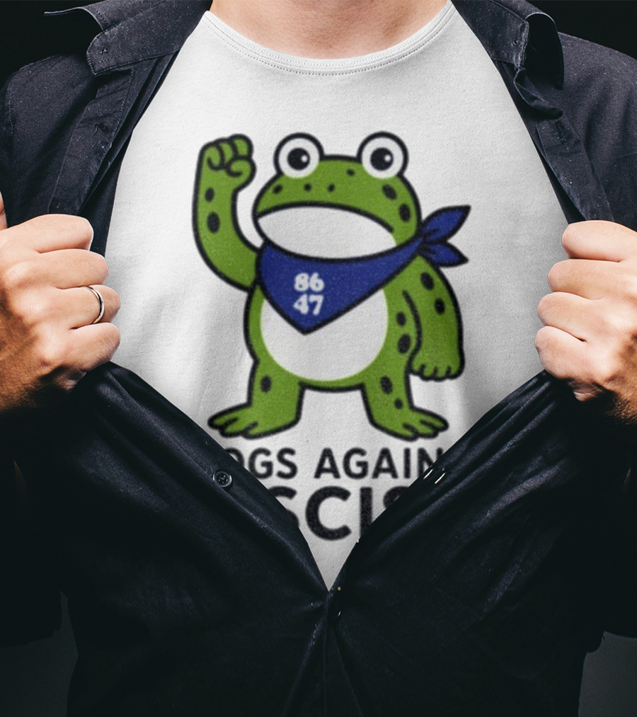 Frogs Against Fascism 86 47 Peaceful Protest Image T-Shirt