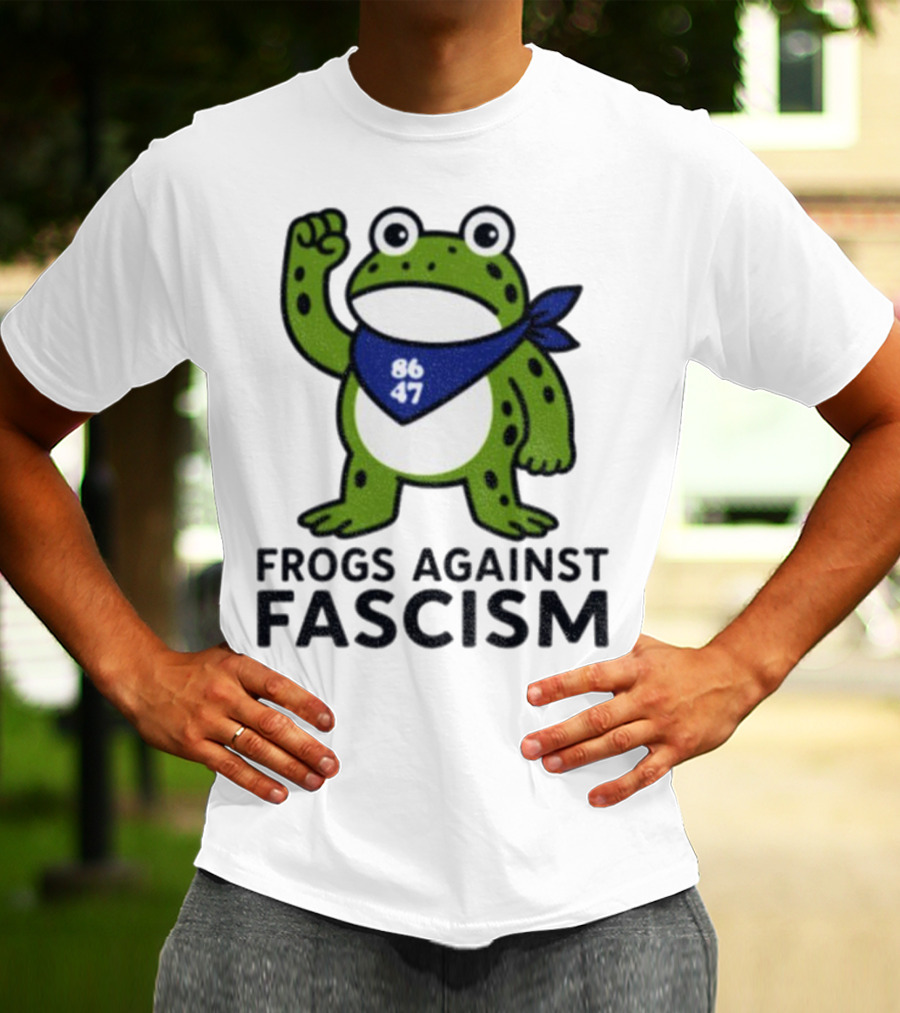 Frogs Against Fascism 86 47 Peaceful Protest Image T-Shirt