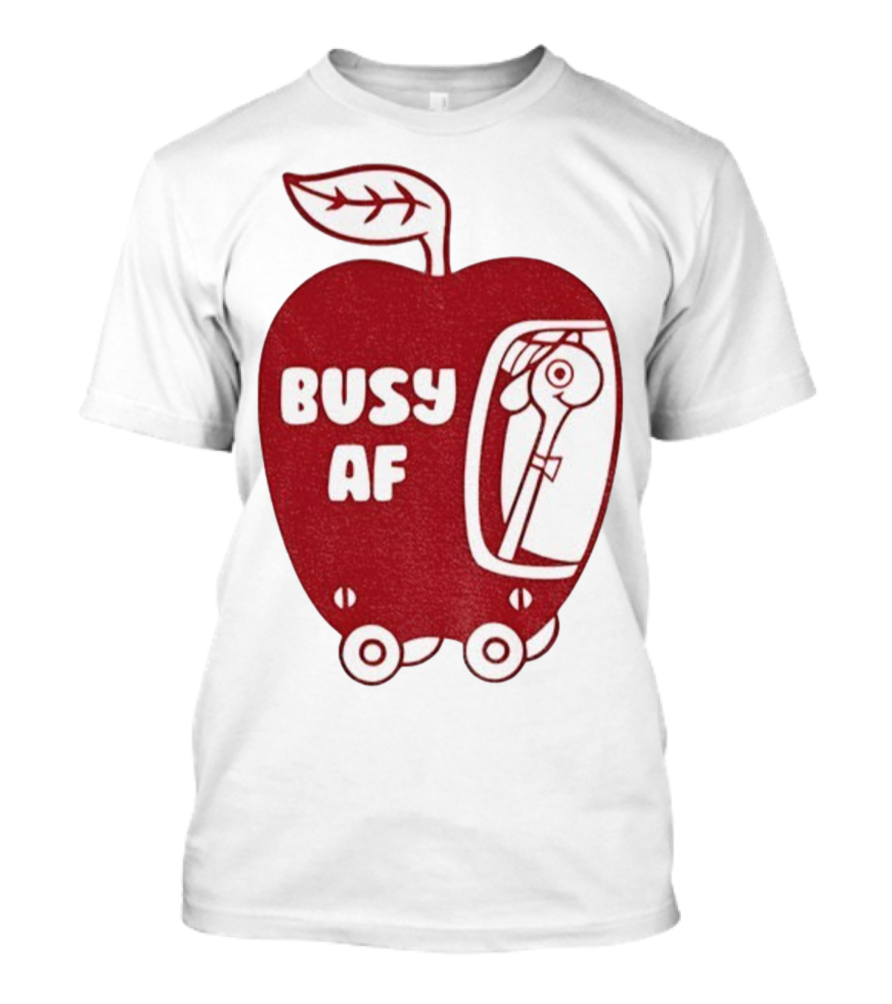 Busy AF Apple Scooter T-Shirt