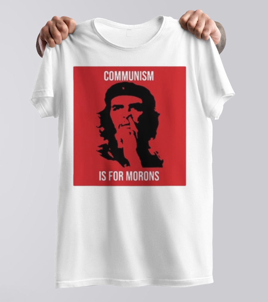 Communism Is For Morons Che Guevara Red T-Shirt
