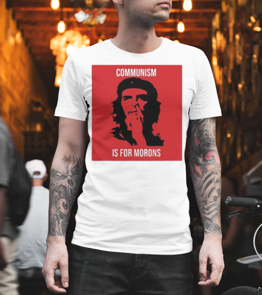 Communism Is For Morons Che Guevara Red T-Shirt