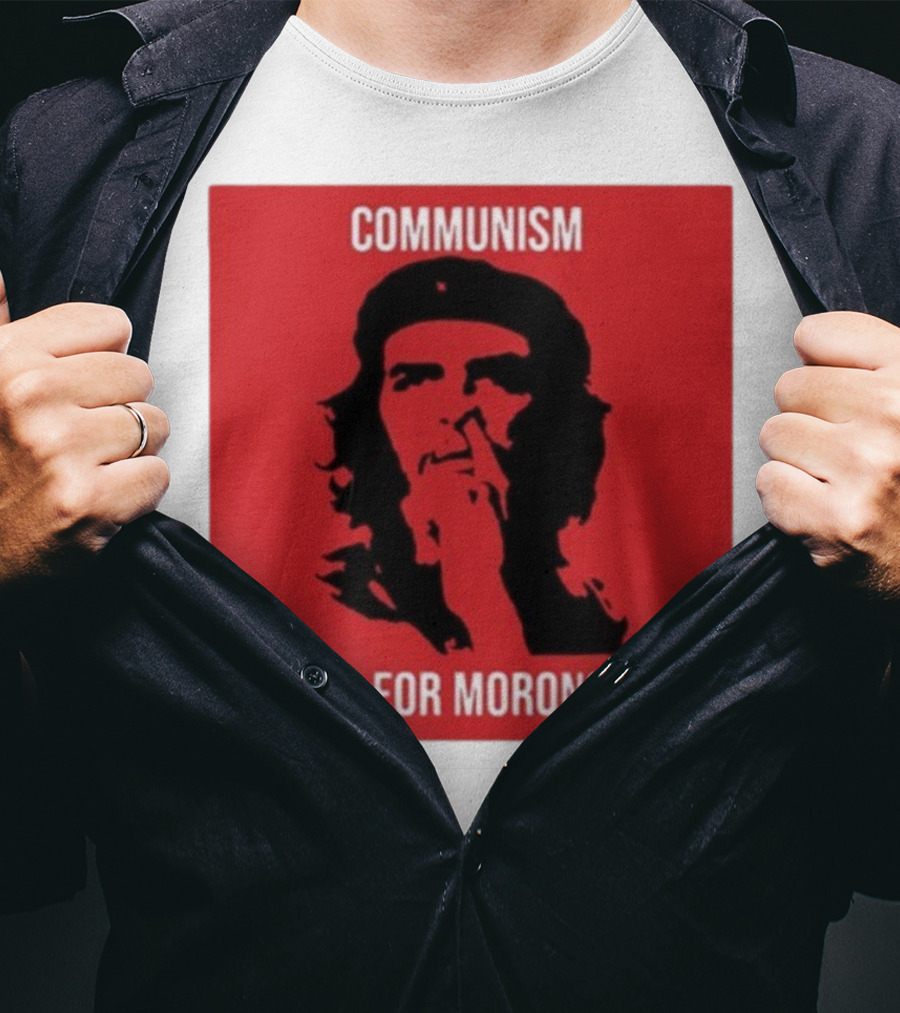 Communism Is For Morons Che Guevara Red T-Shirt