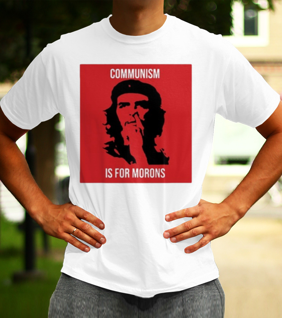 Communism Is For Morons Che Guevara Red T-Shirt