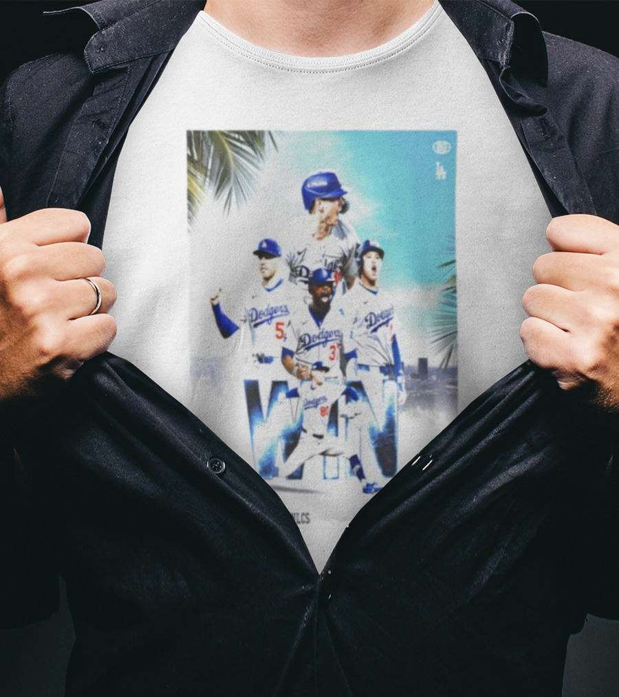 Los Angeles Dodgers Advance To 2025 NLCS Victory Celebration T-Shirt