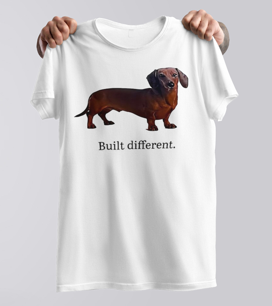 Dachshund Built Different T-Shirt