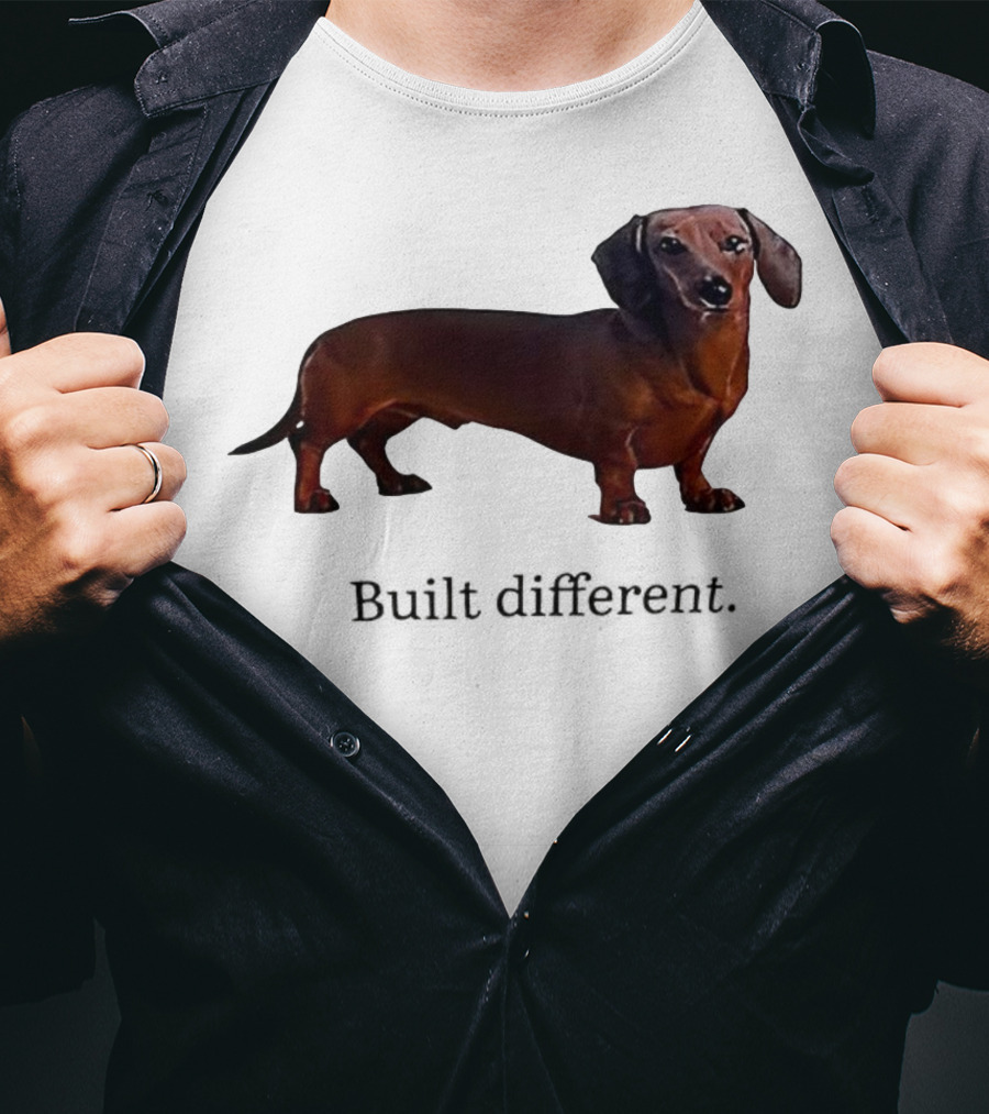 Dachshund Built Different T-Shirt