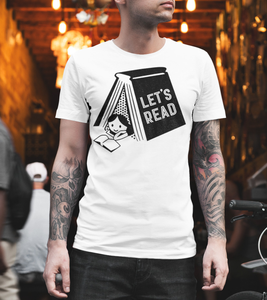 Derek Luh Let’s Read 2025 Book Tent Design T-Shirt