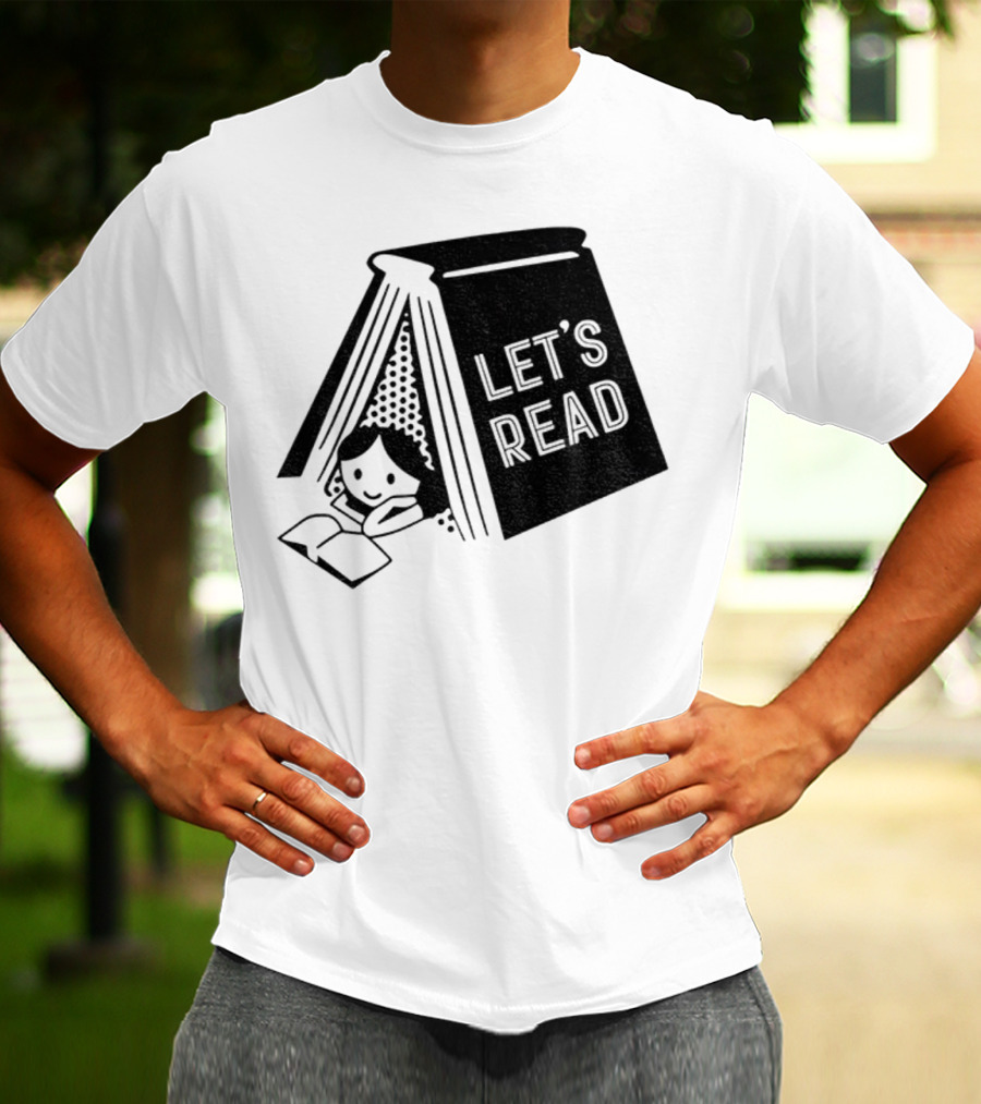Derek Luh Let’s Read 2025 Book Tent Design T-Shirt