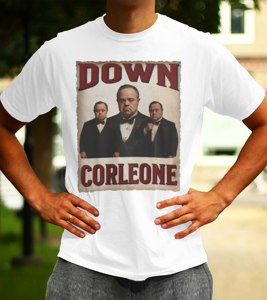 Down Corleone Funny Mafia Parody T-Shirt