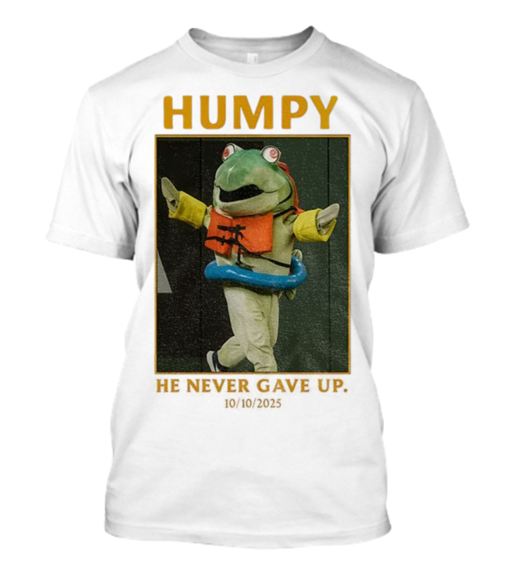 Humpy Salmon He Never Gave Up Seattle Mariners MLB Baseball 10 10 2025 T-Shirt