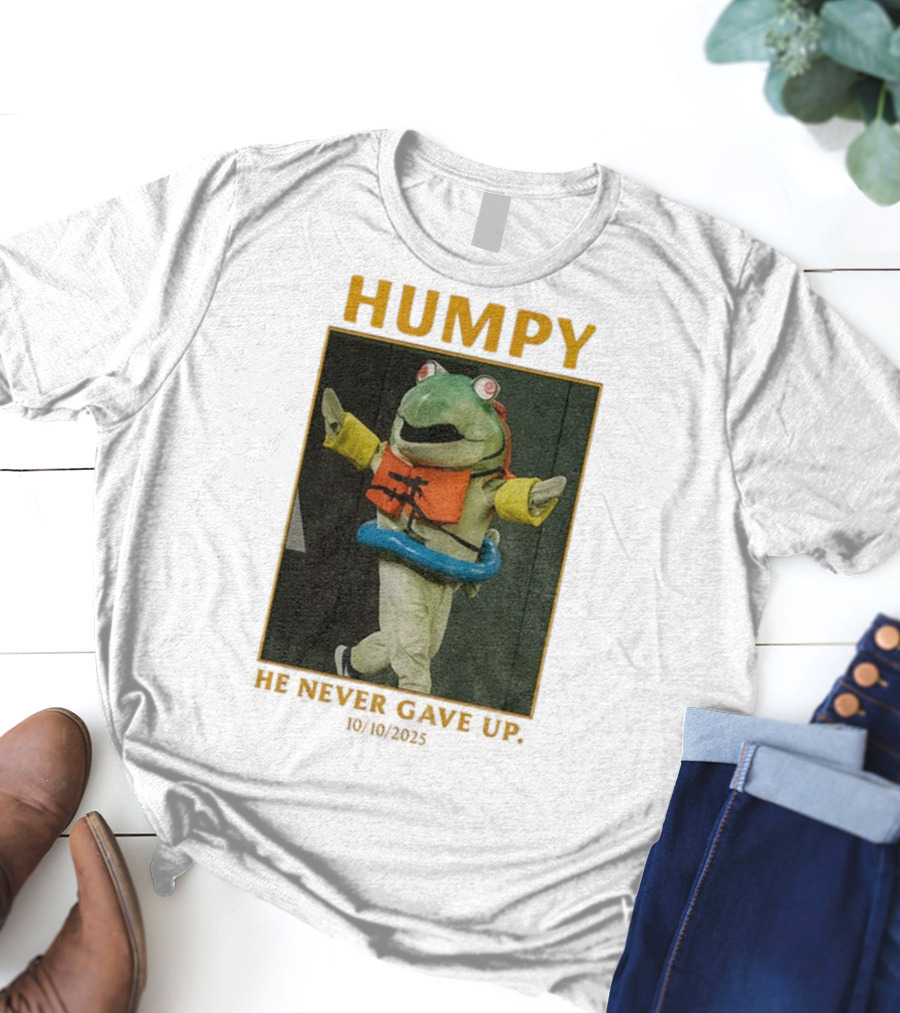 Humpy Salmon He Never Gave Up Seattle Mariners MLB Baseball 10 10 2025 T-Shirt