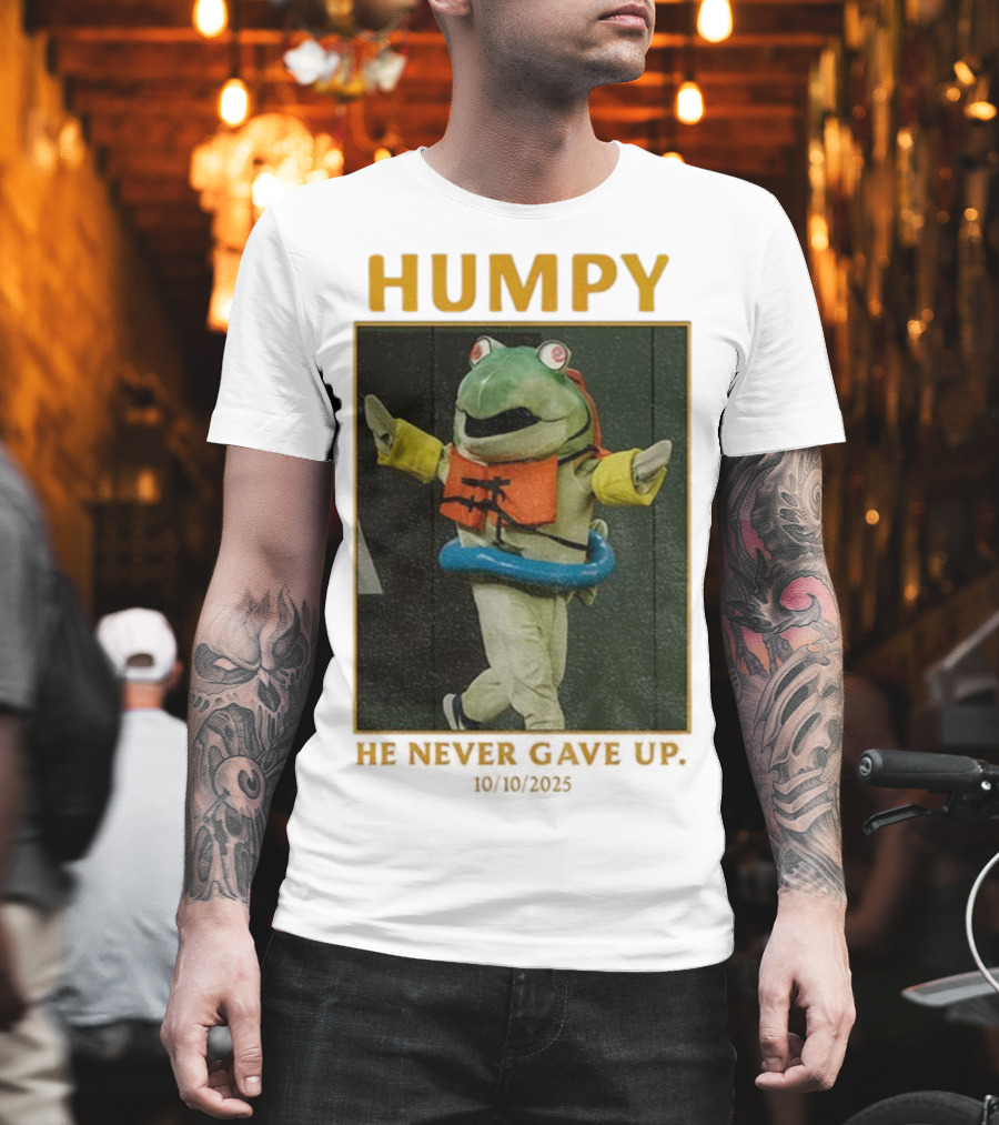 Humpy Salmon He Never Gave Up Seattle Mariners MLB Baseball 10 10 2025 T-Shirt