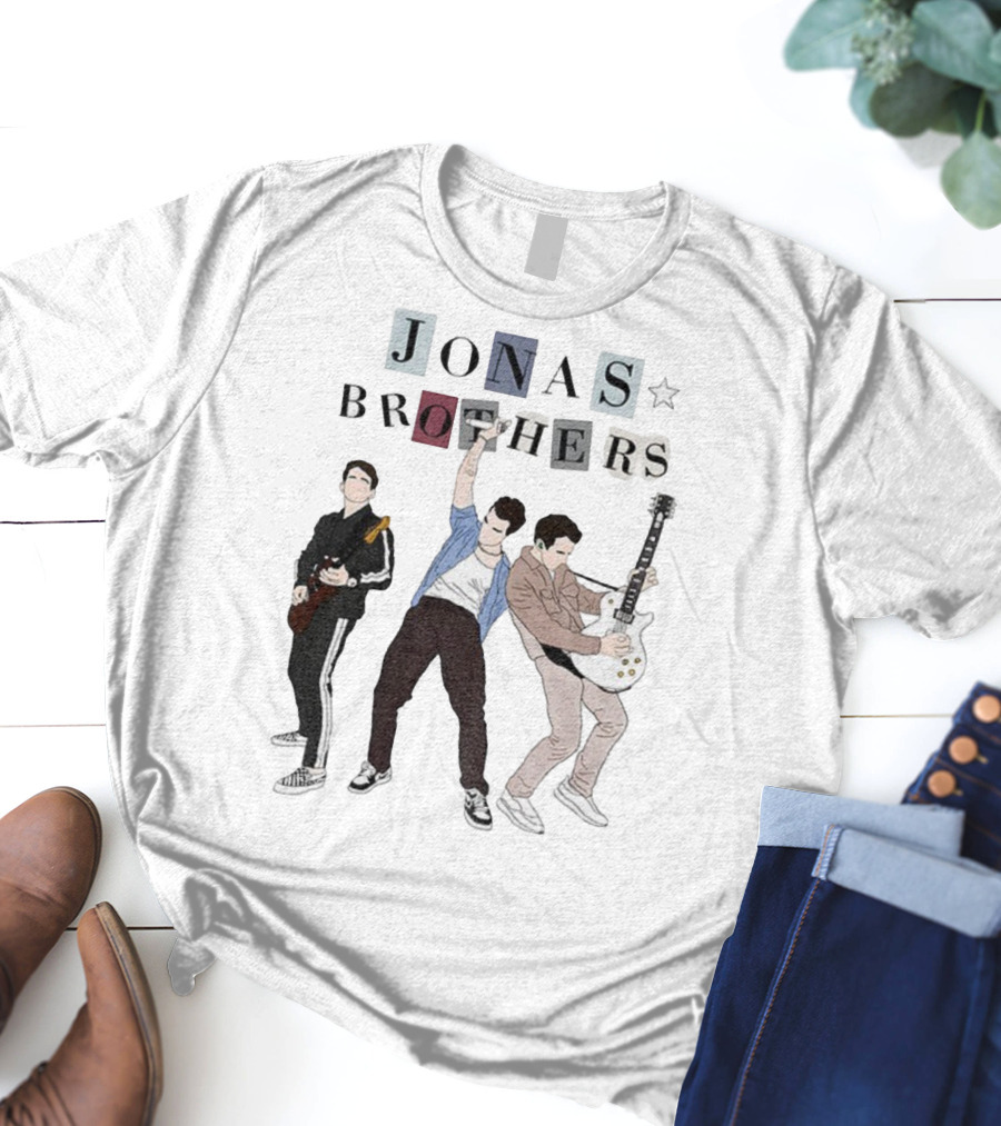 Jonas Brothers 20th Anniversary Tour Era Vintage Style T-Shirt