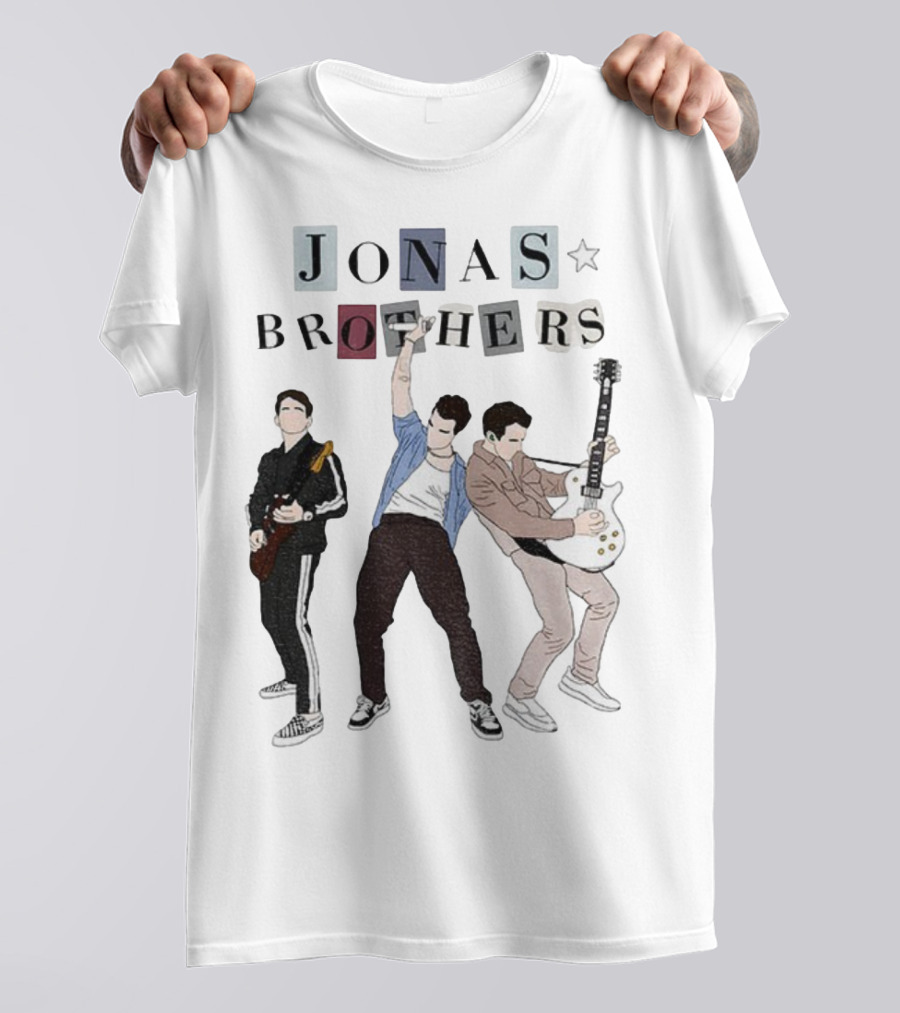 Jonas Brothers 20th Anniversary Tour Era Vintage Style T-Shirt