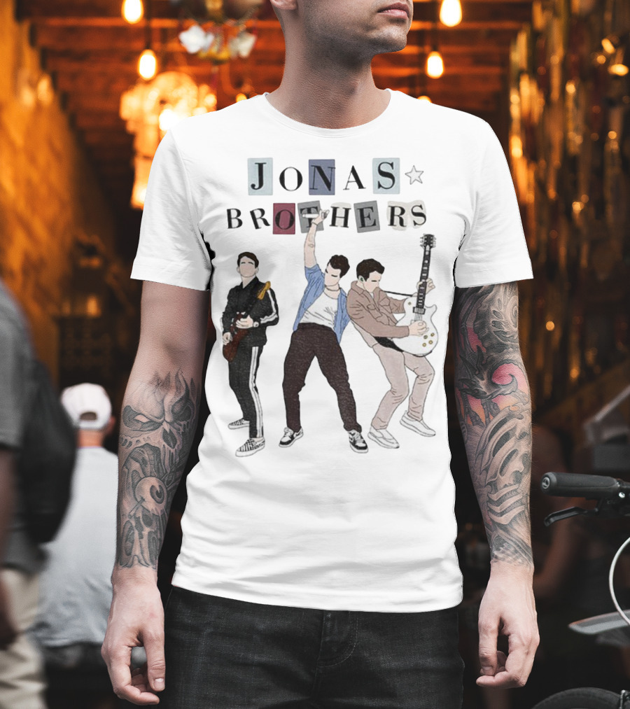 Jonas Brothers 20th Anniversary Tour Era Vintage Style T-Shirt