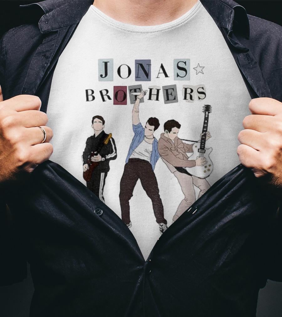 Jonas Brothers 20th Anniversary Tour Era Vintage Style T-Shirt
