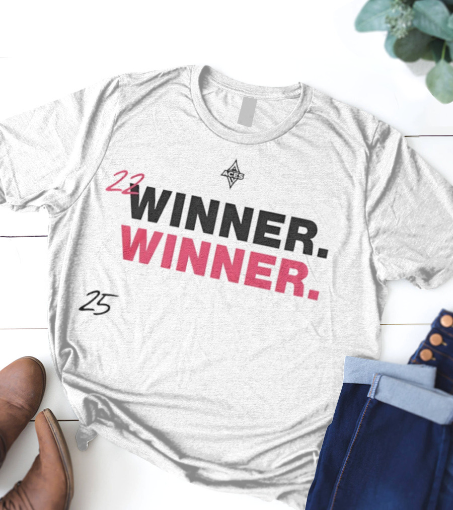 Las Vegas Aces 2025 Winner 22 Championship Winner 25 T-Shirt