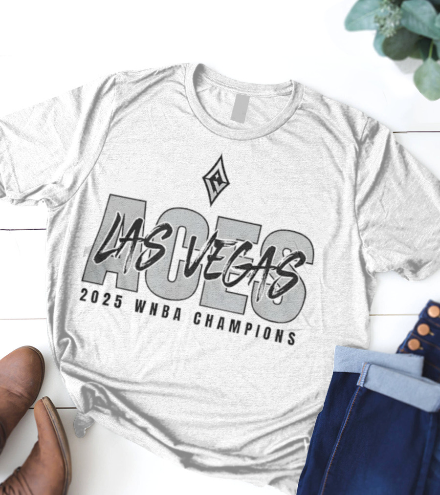 Las Vegas Aces 2025 WNBA Champions Courtside Edition T-Shirt