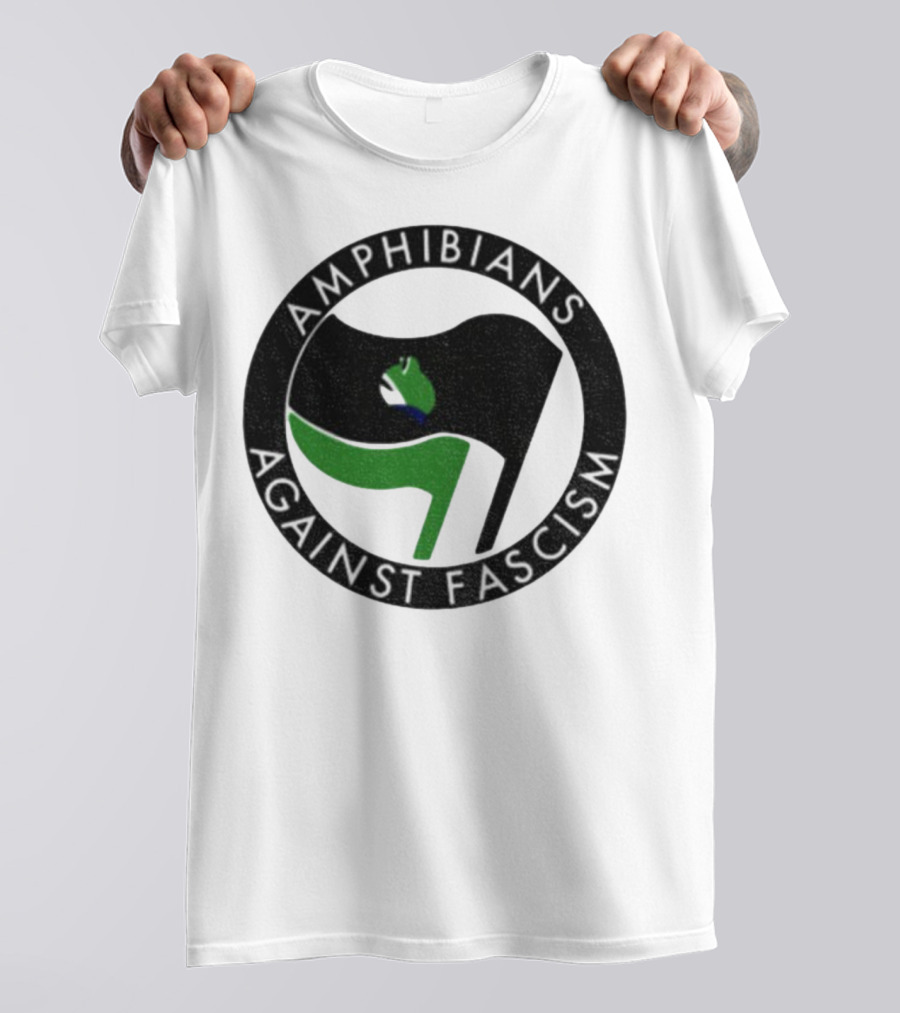 Amphibians Against Fascism Portland Frogs Antifa T-Shirt