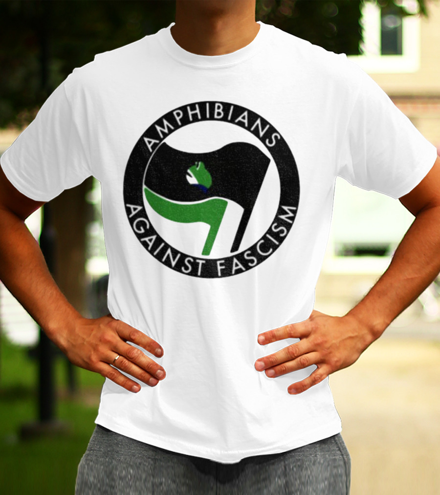 Amphibians Against Fascism Portland Frogs Antifa T-Shirt