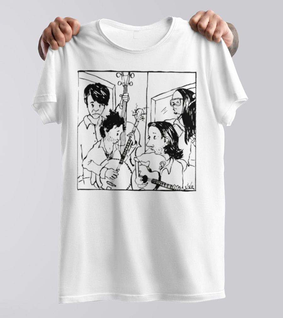 The Avett Brothers Seth Sketch Portrait T-Shirt