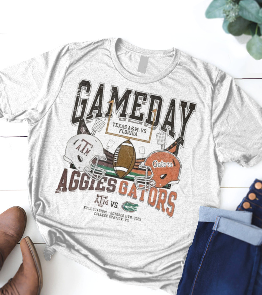 Gameday Texas A&M Aggies Vs Florida Gators Kyle Field November 5 2022 College Station TX T-Shirt