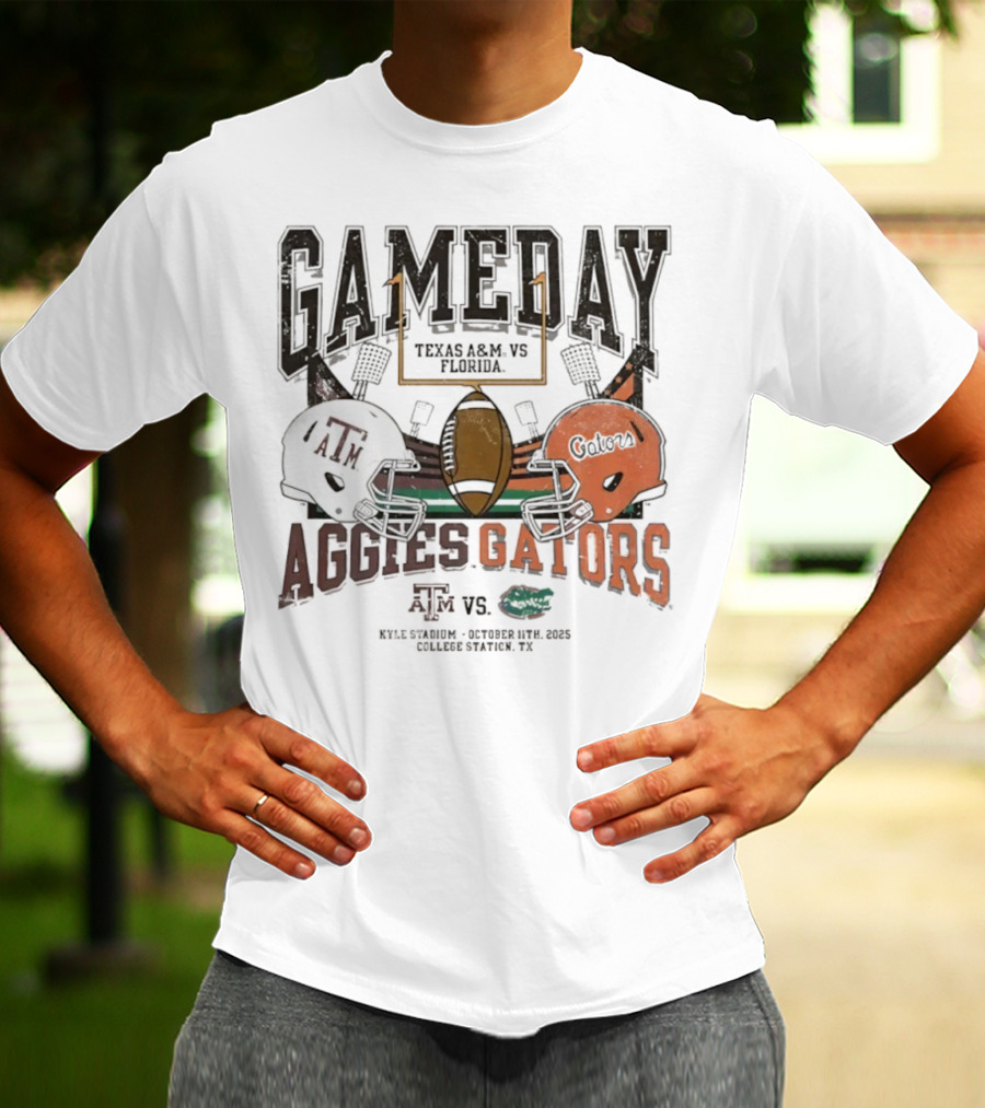 Gameday Texas A&M Aggies Vs Florida Gators Kyle Field November 5 2022 College Station TX T-Shirt