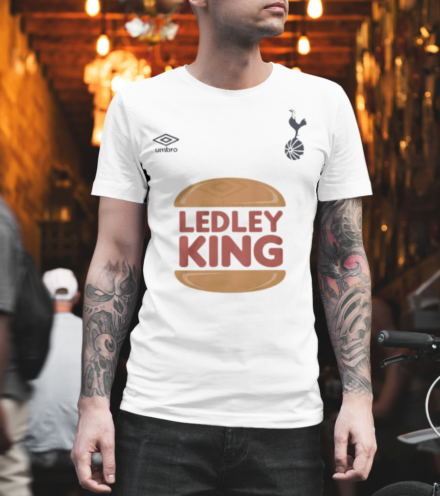 Tottenham Hotspur Umbro Ledley King Burger Logo T-Shirt