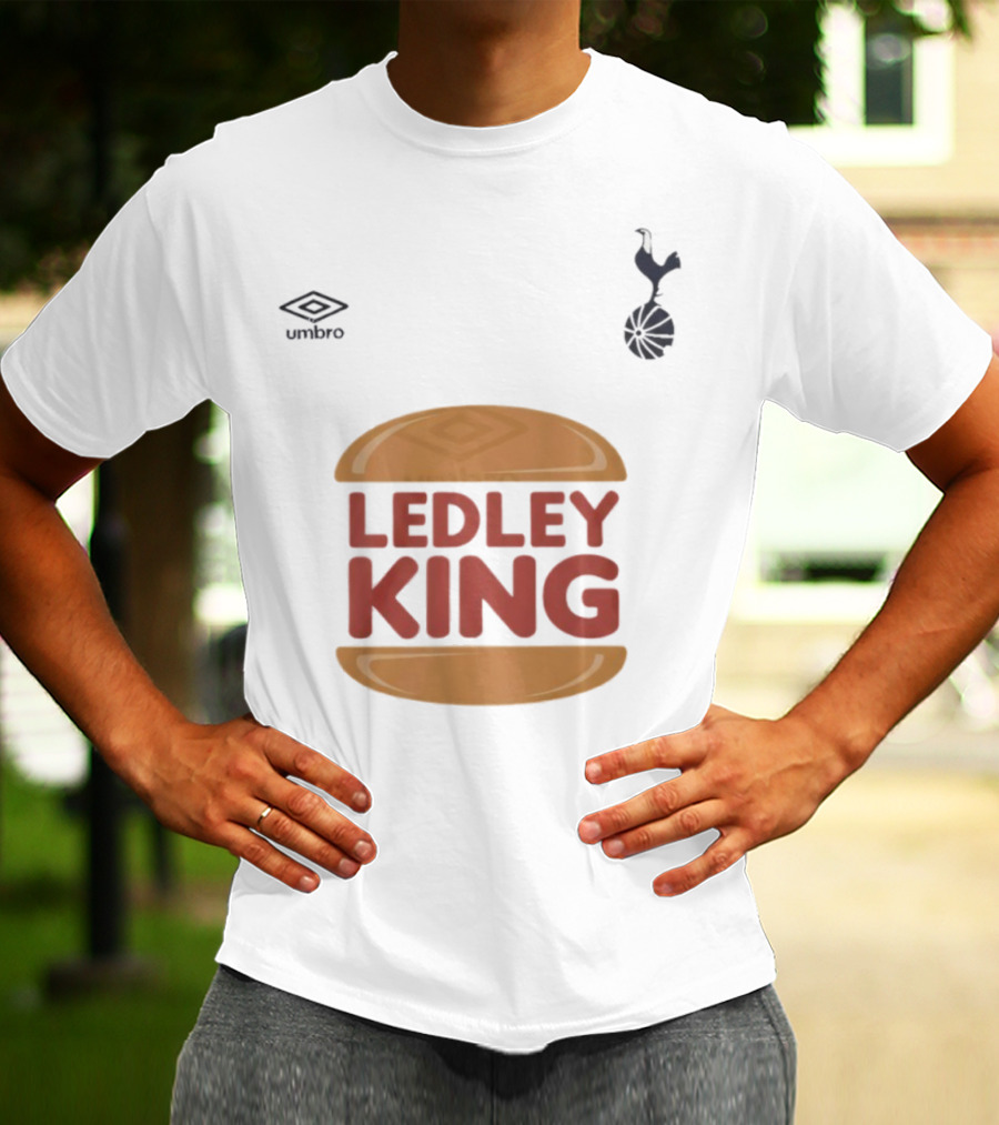 Tottenham Hotspur Umbro Ledley King Burger Logo T-Shirt