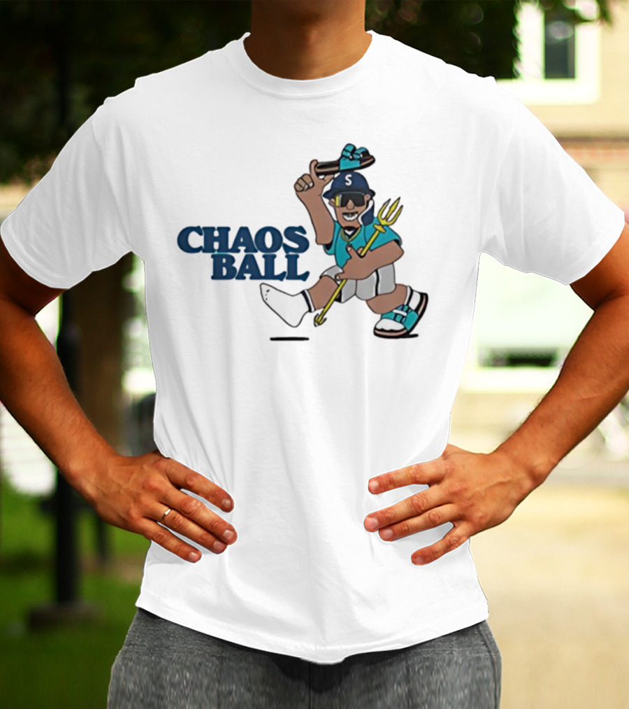 Trillblazin Chaos Ball Seattle Mariners Mascot Design T-Shirt
